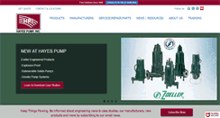 Desktop Screenshot of hayespump.com